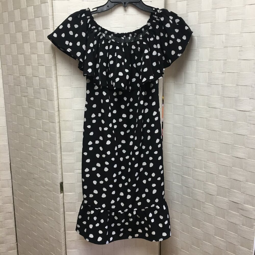 Merona polka dot mini dress size XS